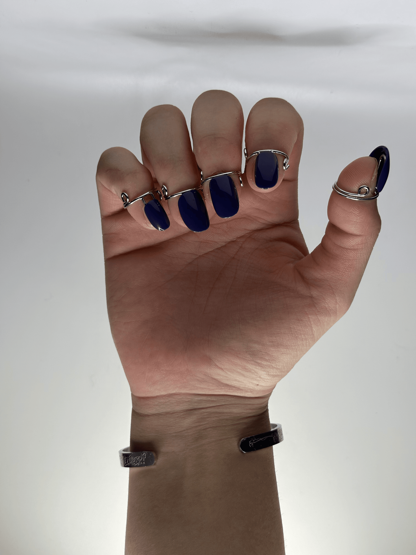 Wudu Nail Ring Set (Silver)
