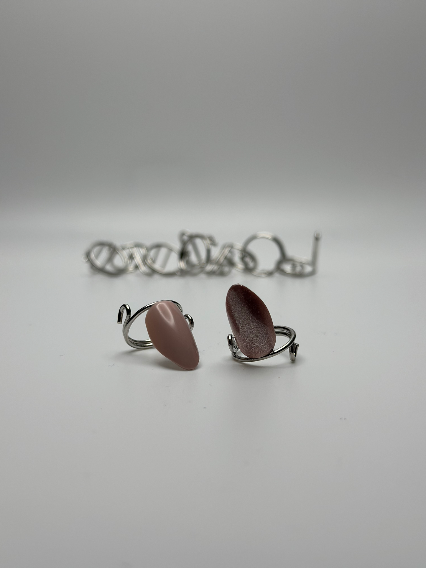 Wudu Nail Ring Set (Silver)