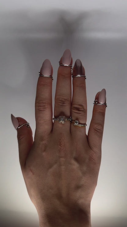 Wudu Nail Ring Set (Rose Gold)